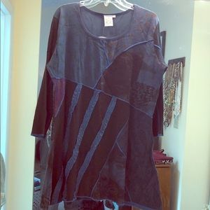 Parsley & Sage blue tunic